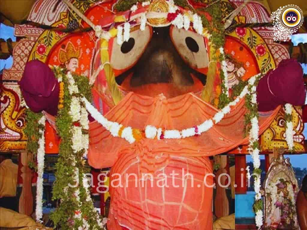 Lord Jagannath during Chapa