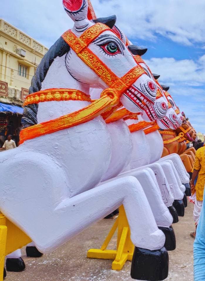 Shree Jagannath Nandighosa Ratha Horses